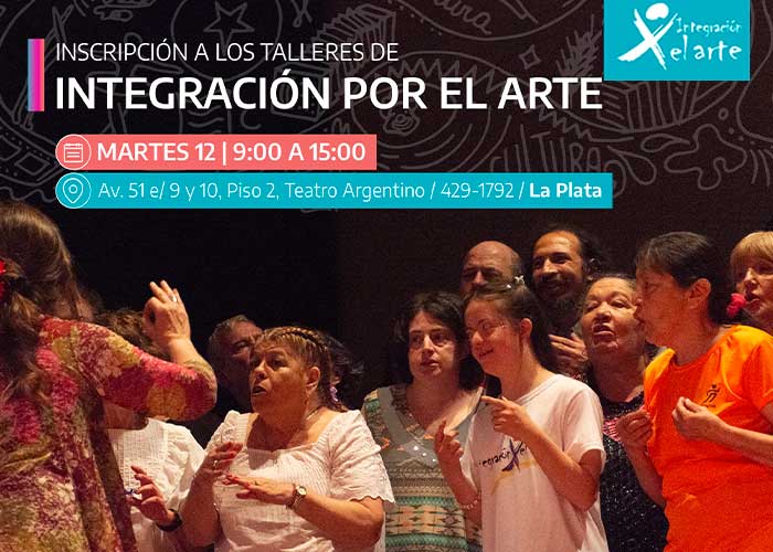 Vuelven los talleres de “Integración por el Arte” al Teatro&nbsp;Argentino