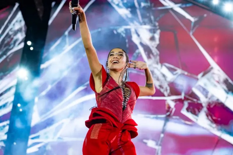 Maria Becerra en su último show: «Argentina es alto país,&nbsp;amigo»