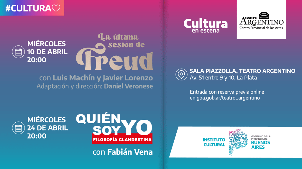 Vuelve “Cultura en Escena” al Teatro Argentino