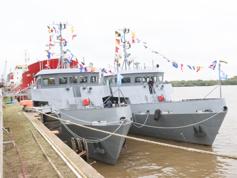 Ensenada: El astillero realizó la entrega de dos embarcaciones y una compuerta a la&nbsp;armada