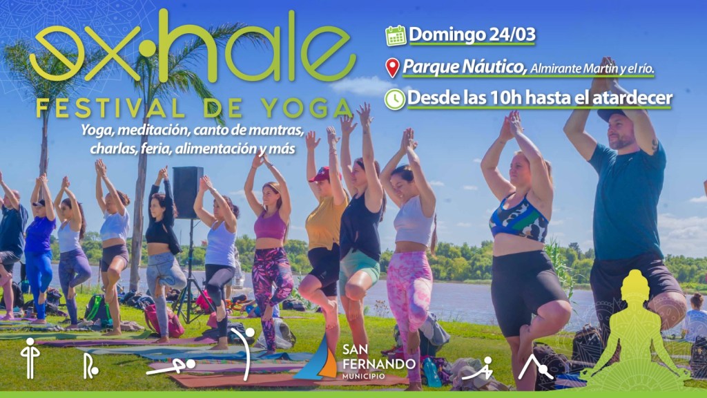 Este domingo regresa al Parque Náutico de San Fernando el Festival de Yoga&nbsp;“Exhale”