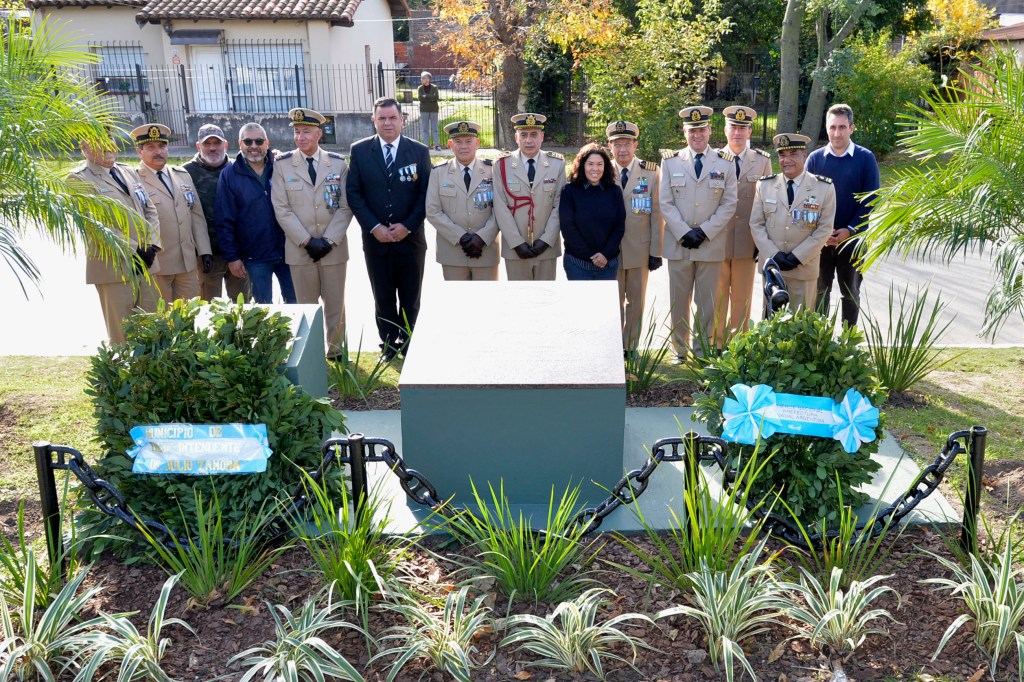 El Municipio de Tigre homenajeó al Cabo Segundo Jorge López en Troncos del Talar