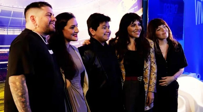 El homenaje a Maradona reunió a todos sus&nbsp;hijos