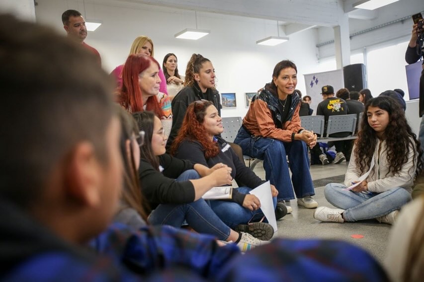 MAYRA PARTICIPÓ JUNTO A ALUMNAS Y ALUMNOS DE ESCUELAS SECUNDARIAS DE UN ENCUENTRO DE CENTROS DE ESTUDIANTES