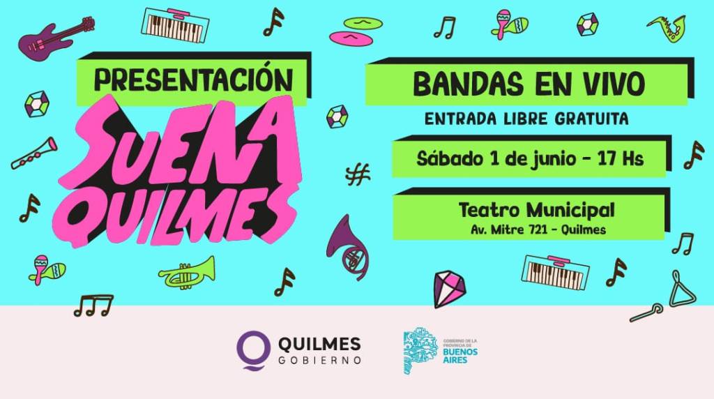 SE PRESENTARÁN LAS 10 BANDAS QUE INTEGRARON EL PROGRAMA “SUENA QUILMES”