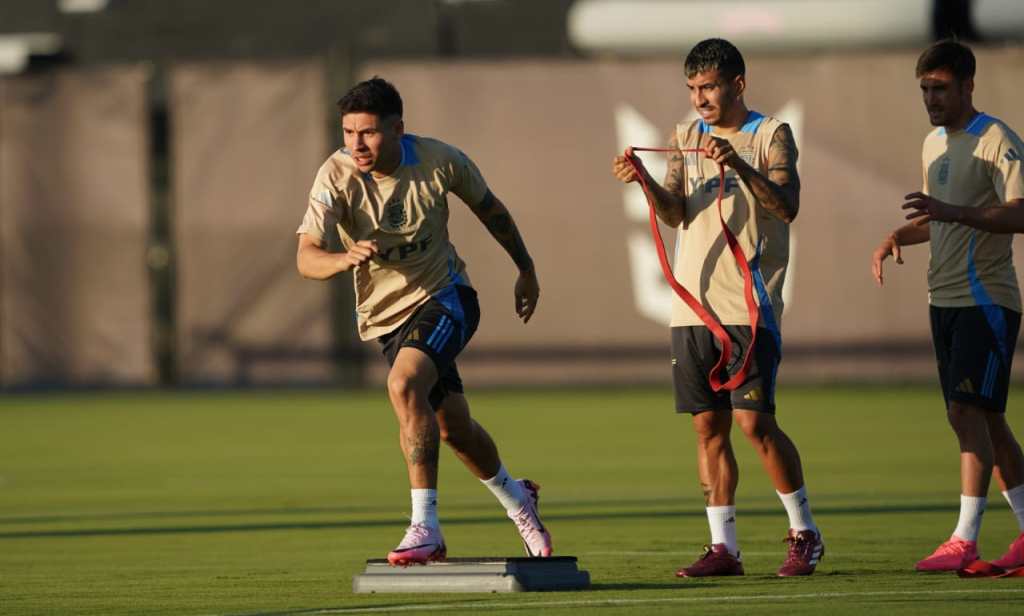 la Selección Argentina entrenó con plantel completo en&nbsp;Miami