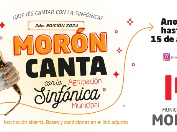 Llega la segunda edición de Morón Canta