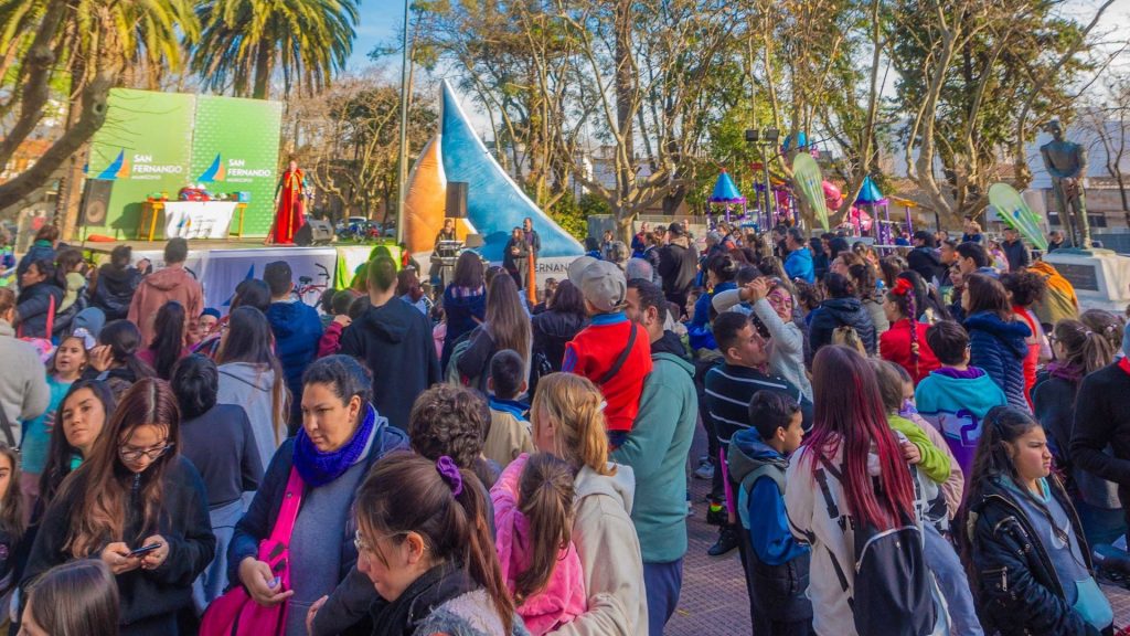 San Fernando empezó las actividades en plazas por el «Mes de las&nbsp;Infancias»