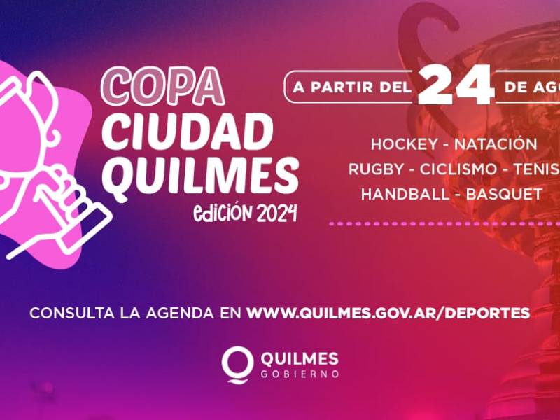 Se viene una nueva edición de las competencias deportivas «Copa ciudad de&nbsp;Quilmes»