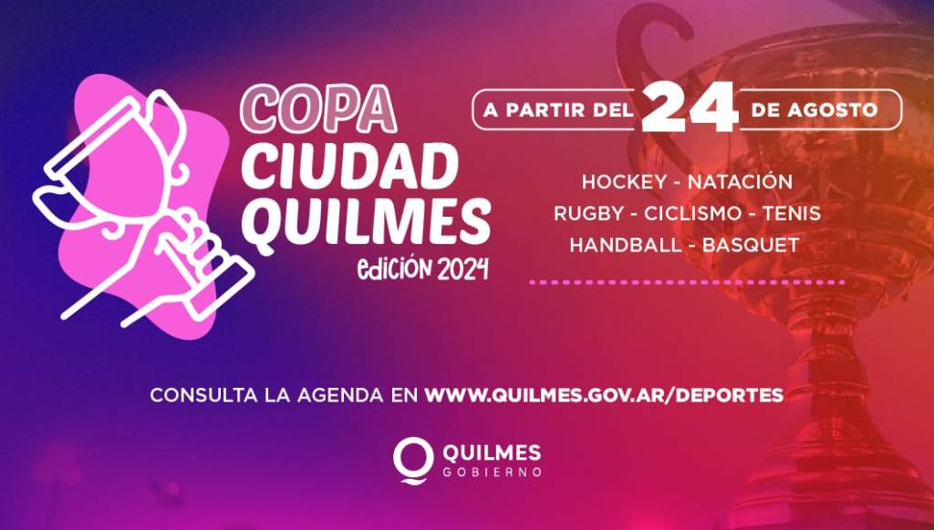 Se viene una nueva edición de las competencias deportivas «Copa ciudad de&nbsp;Quilmes»