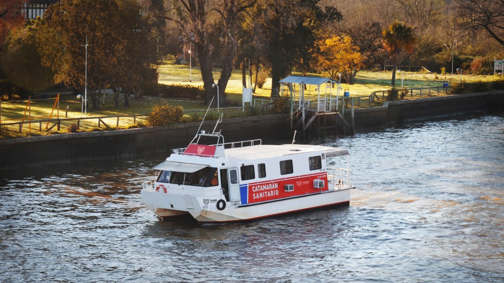 Así funcionará el Catamarán Sanitario de Tigre durante la segunda quincena de&nbsp;agosto
