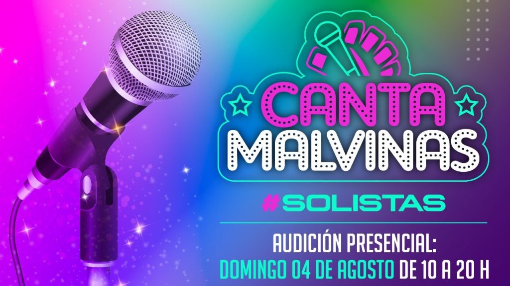 Este fin de semana se realizarán las audiciones del concurso Canta&nbsp;Malvinas