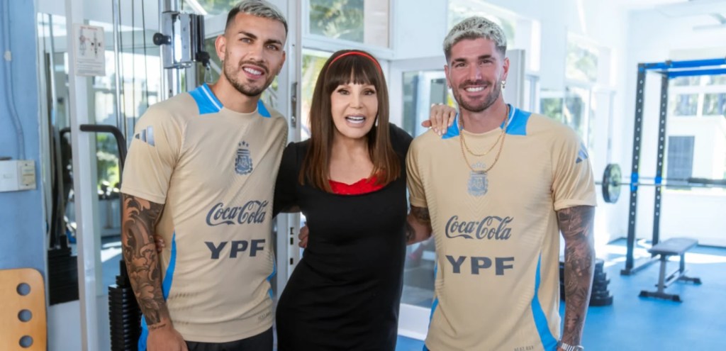 Rodrigo De Paul y Leandro Paredes actuaran junto a Susana&nbsp;Giménez