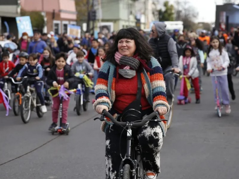Domingo en Tres de Febrero con una bicicleteada al aire libre para toda la&nbsp;familia