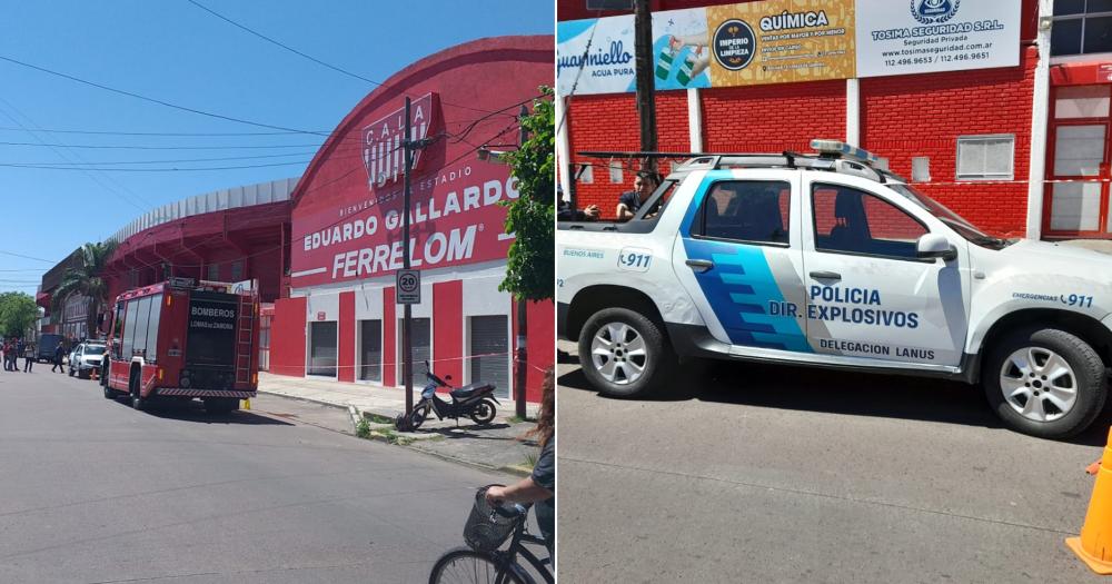 Cancha de Los Andes: desactivaron una granada en la previa del partido con&nbsp;Laferrere