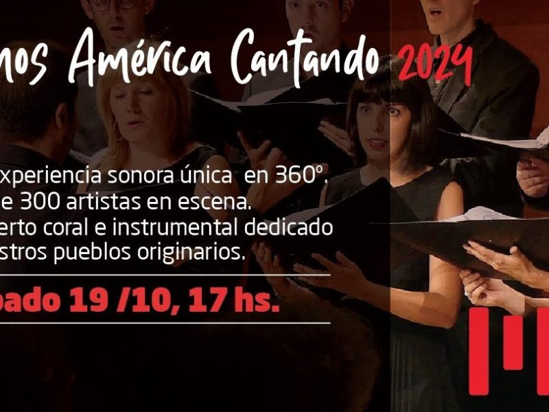 Se presenta el encuentro coral Somos América Cantando con más de 300 artistas en&nbsp;escena