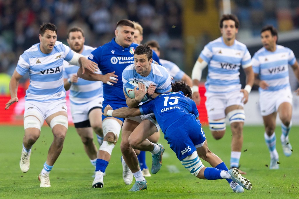 Rotundo triunfo de Los Pumas frente al seleccionado&nbsp;italiano