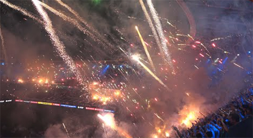 Racing recibió una fuerte sanción por el uso de pirotecnia en el recibimiento ante&nbsp;Corinthians