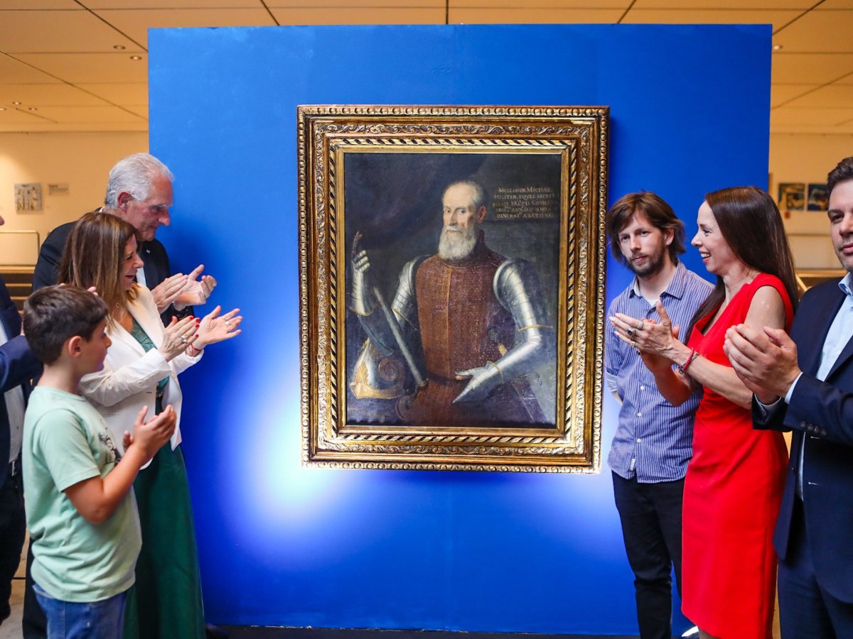 Con la exhibición de la pintura original de Tintoretto, comenzó la Feria PLATEADA en el Teatro&nbsp;Argentino