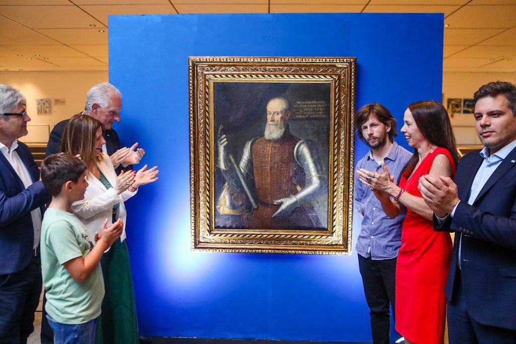Con la exhibición de la pintura original de Tintoretto, comenzó la Feria PLATEADA en el Teatro&nbsp;Argentino