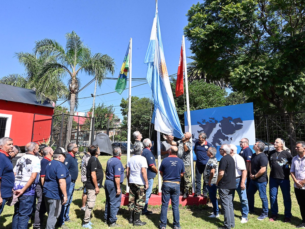 Julio Zamora compartió una emotiva jornada con la Unión de Excombatientes de Tigre en conmemoración a la gesta de&nbsp;Malvinas