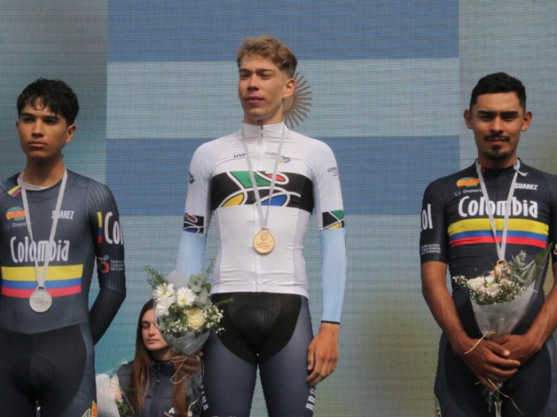El Argentino Mateo Kalejman se consagró campeón Panamericano de ciclismo de contrarreloj sub&nbsp;23